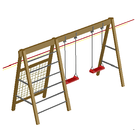 بلوک آماده اتوکد تاب سه بعدی