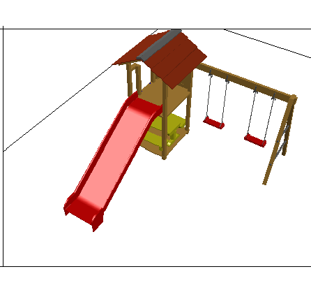 بلوک آماده سه بعدی  فضای بازی کودکان